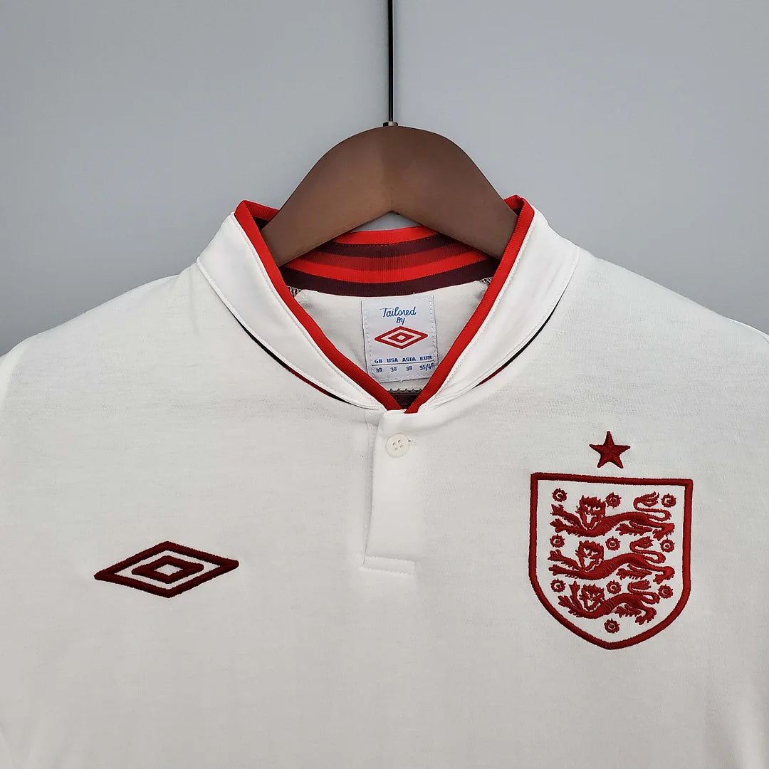 2012 Retro England Home Jersey