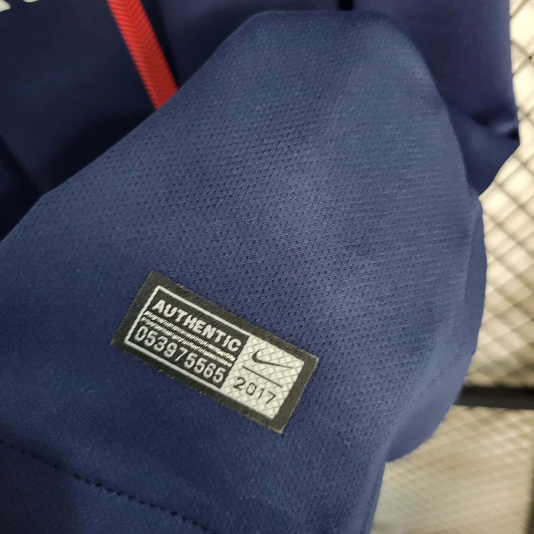 2017-2018 Retro PSG Paris Saint-Germain Home Jersey