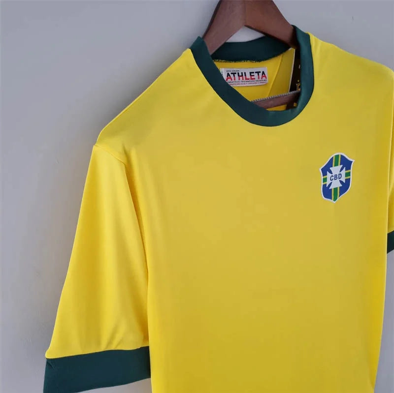 1970 Retro Brazil Home Jersey