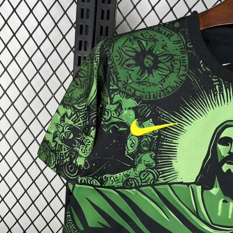 Brazil "Jesus" Green Limited Jersey
