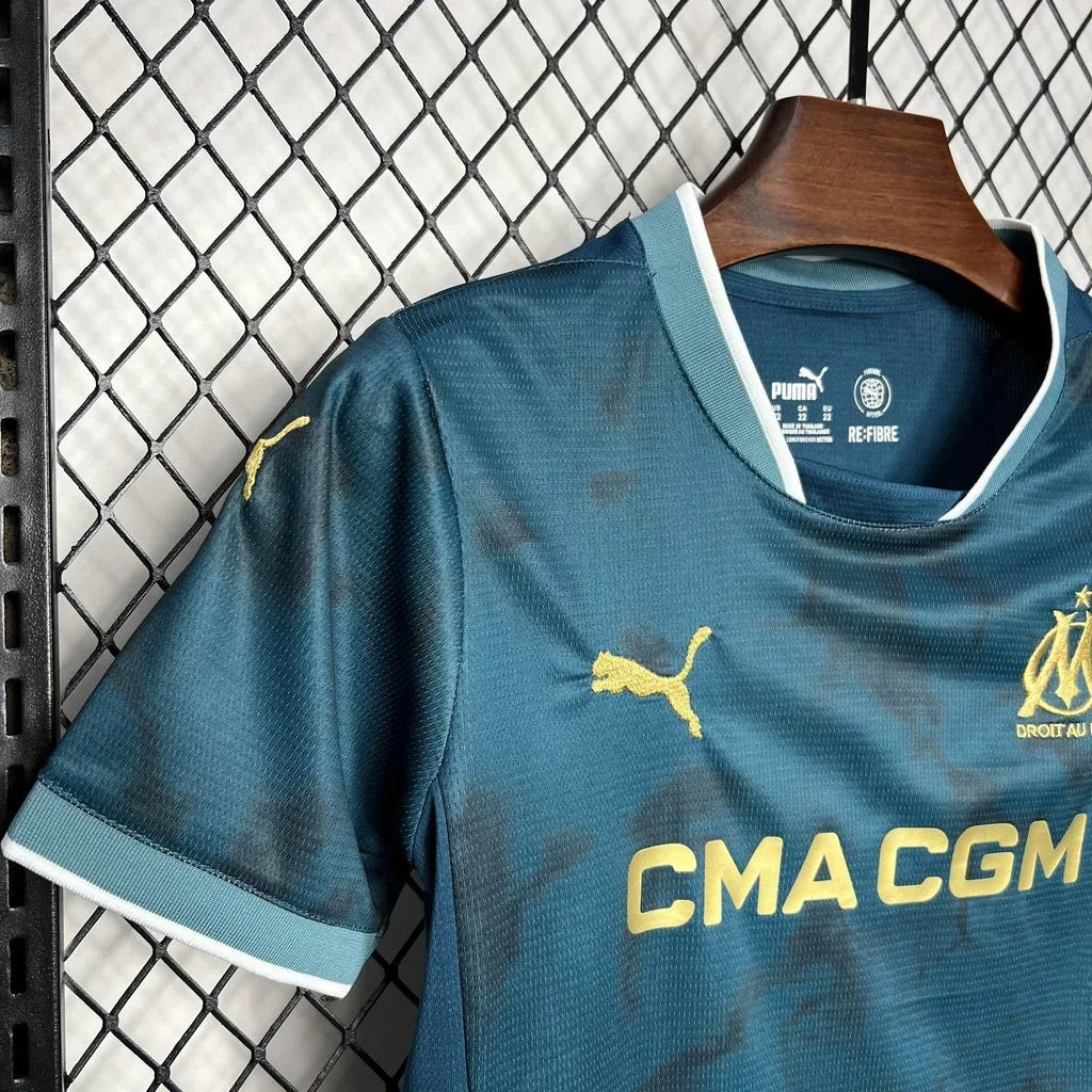2024/2025 Olympique de Marseille Away Kids Size