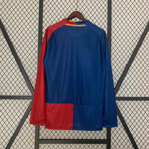 2008-2009 Retro Barcelona Home Champions League Long sleeve