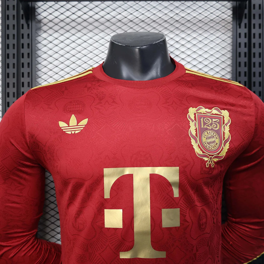 Bayern Munchen 2025/2026 125th Anniversary Edition Red Long Sleeve