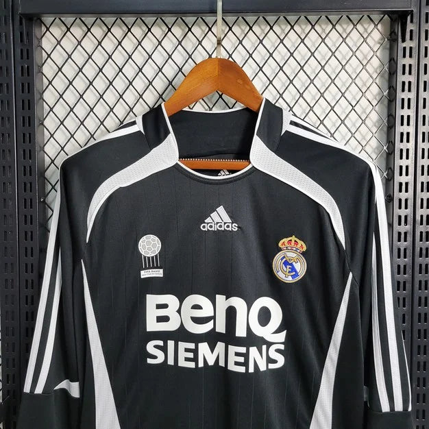 2006/2007 Retro Real Madrid Away Jersey Long Sleeve