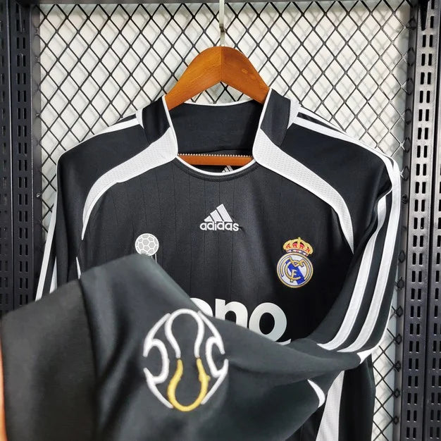 2006/2007 Retro Real Madrid Away Jersey Long Sleeve