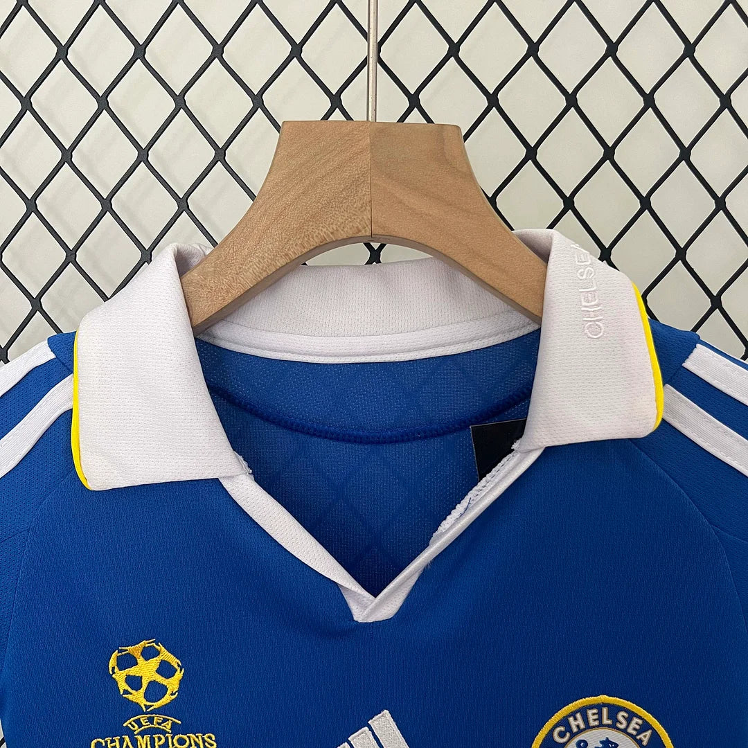 2008-2009 Retro Chelsea Champions League Final Home Kit Kids Size