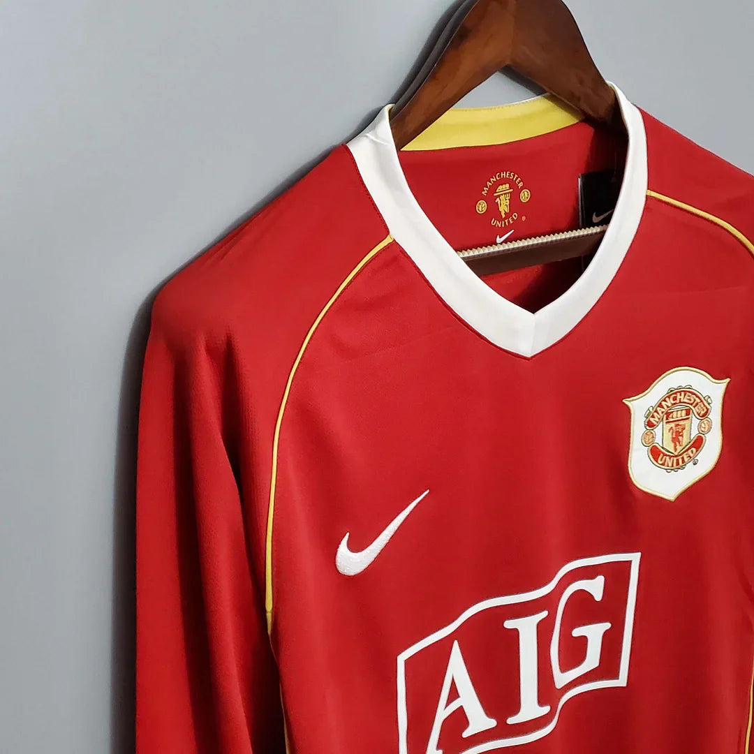 2006/2007 Retro Manchester United Home Long Sleeve