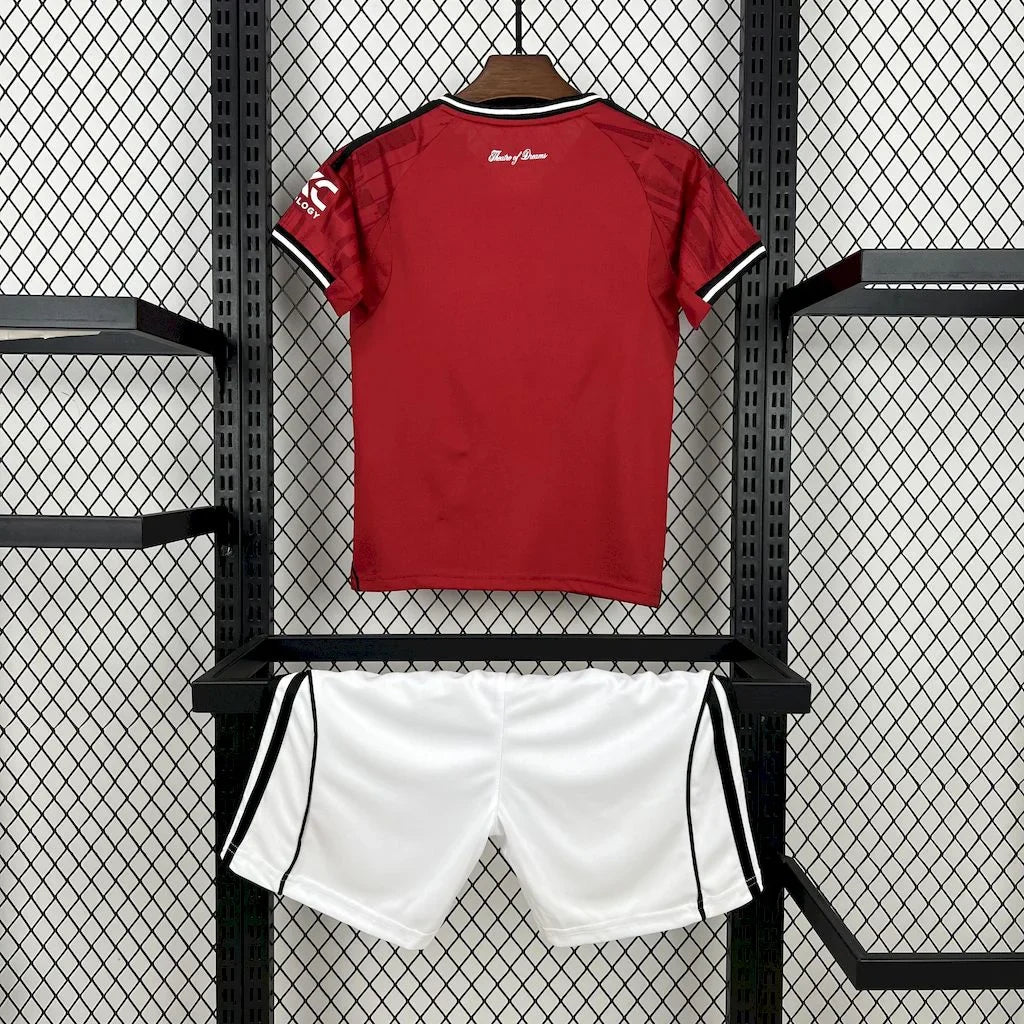 2025/2026 Manchester United Home Kit Kids Size