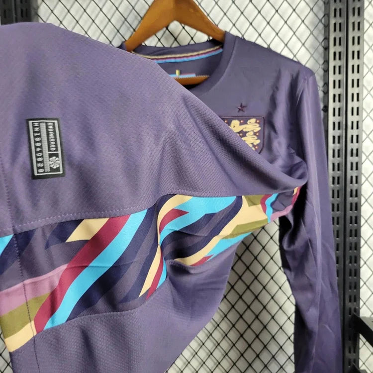 2024 England Away Jersey Long Sleeve