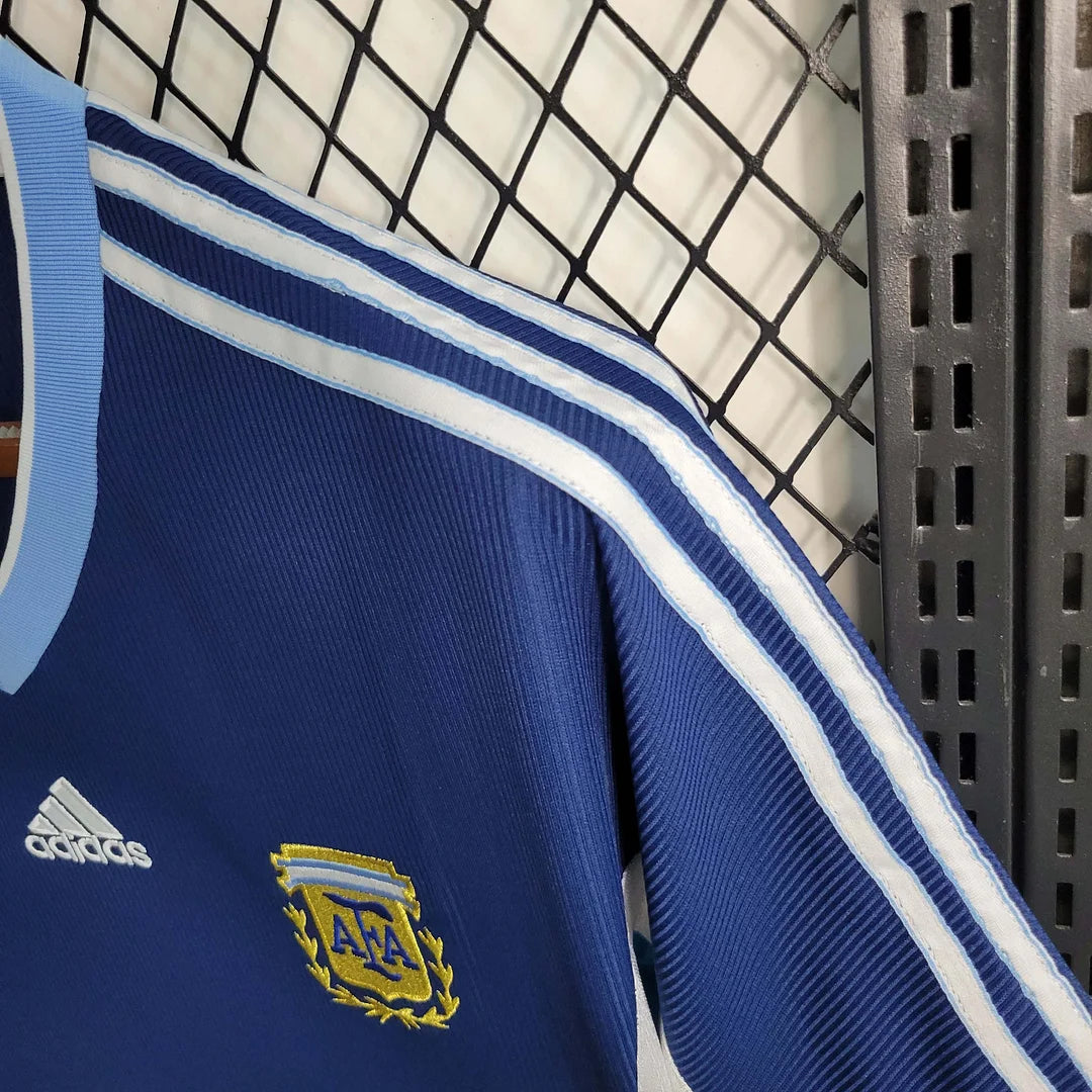 1998 Retro Argentina Away Jersey