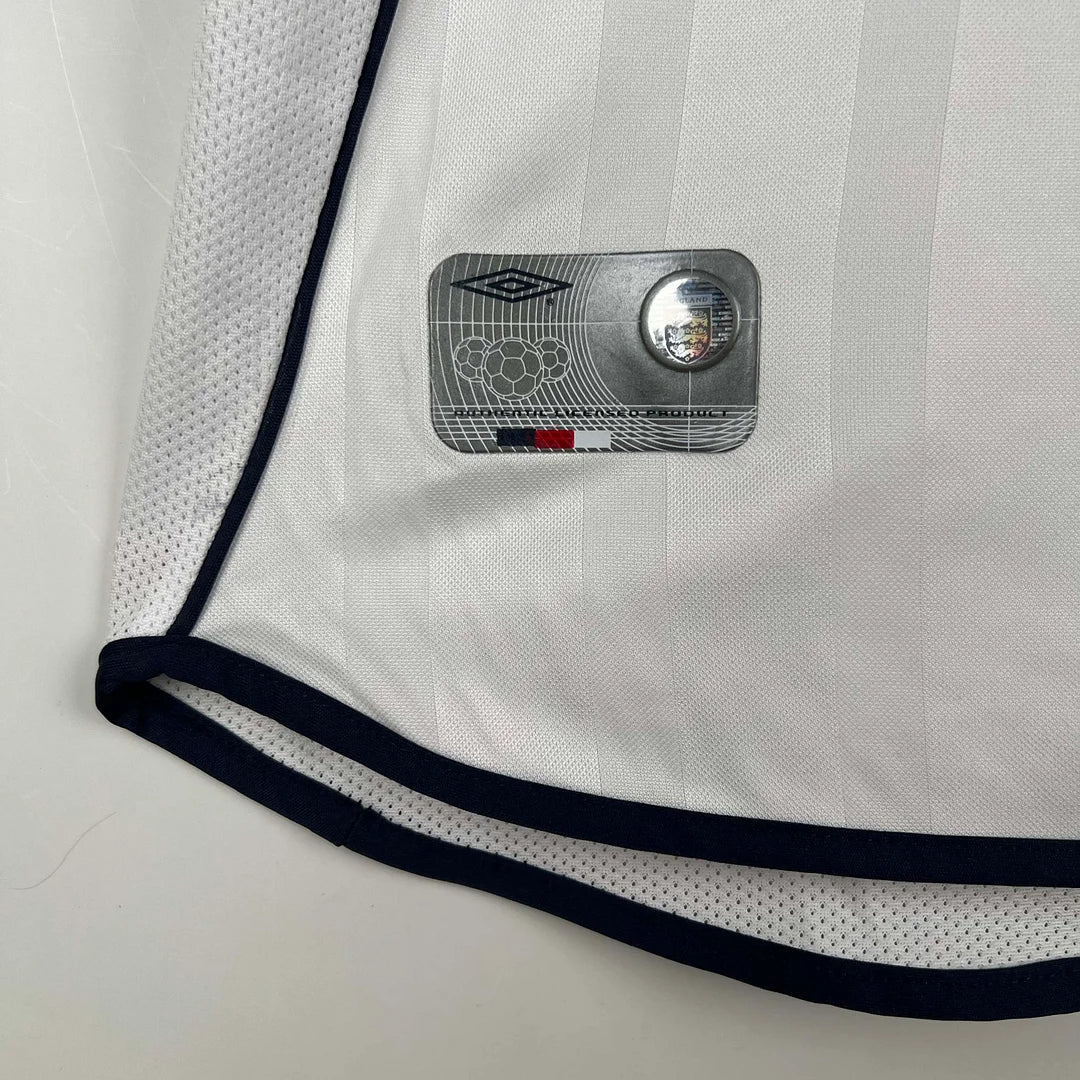 2002 Retro England Home Jersey