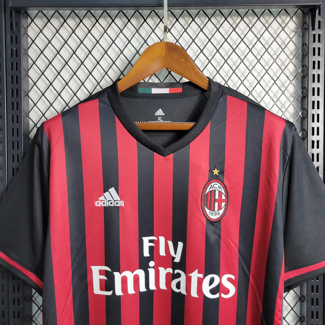 2016-2017 Retro AC Milan Home Jersey