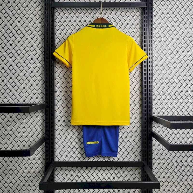 1994 Retro Brazil Home Jersey Kids Size