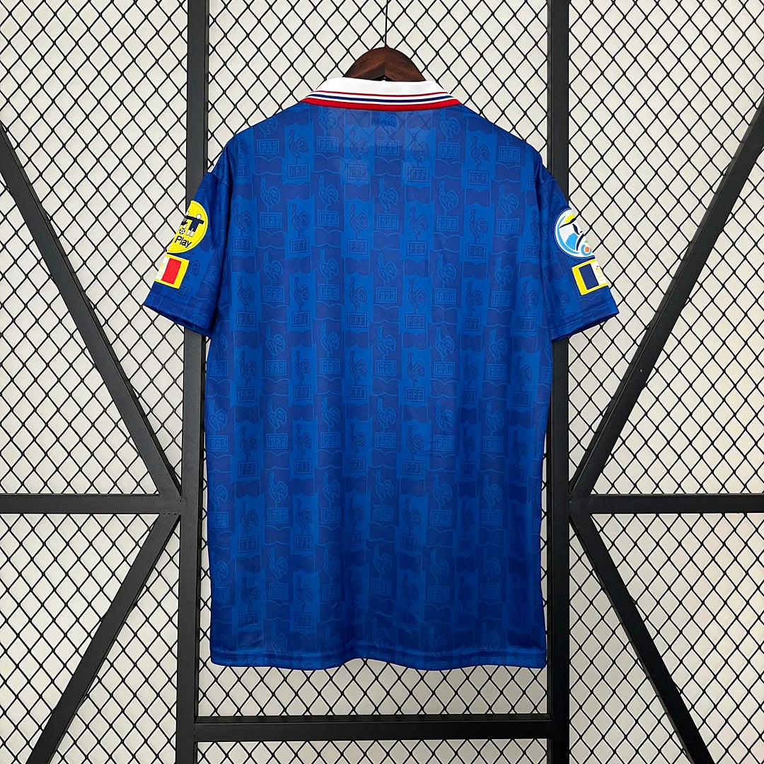 1996 Retro France Home Jersey
