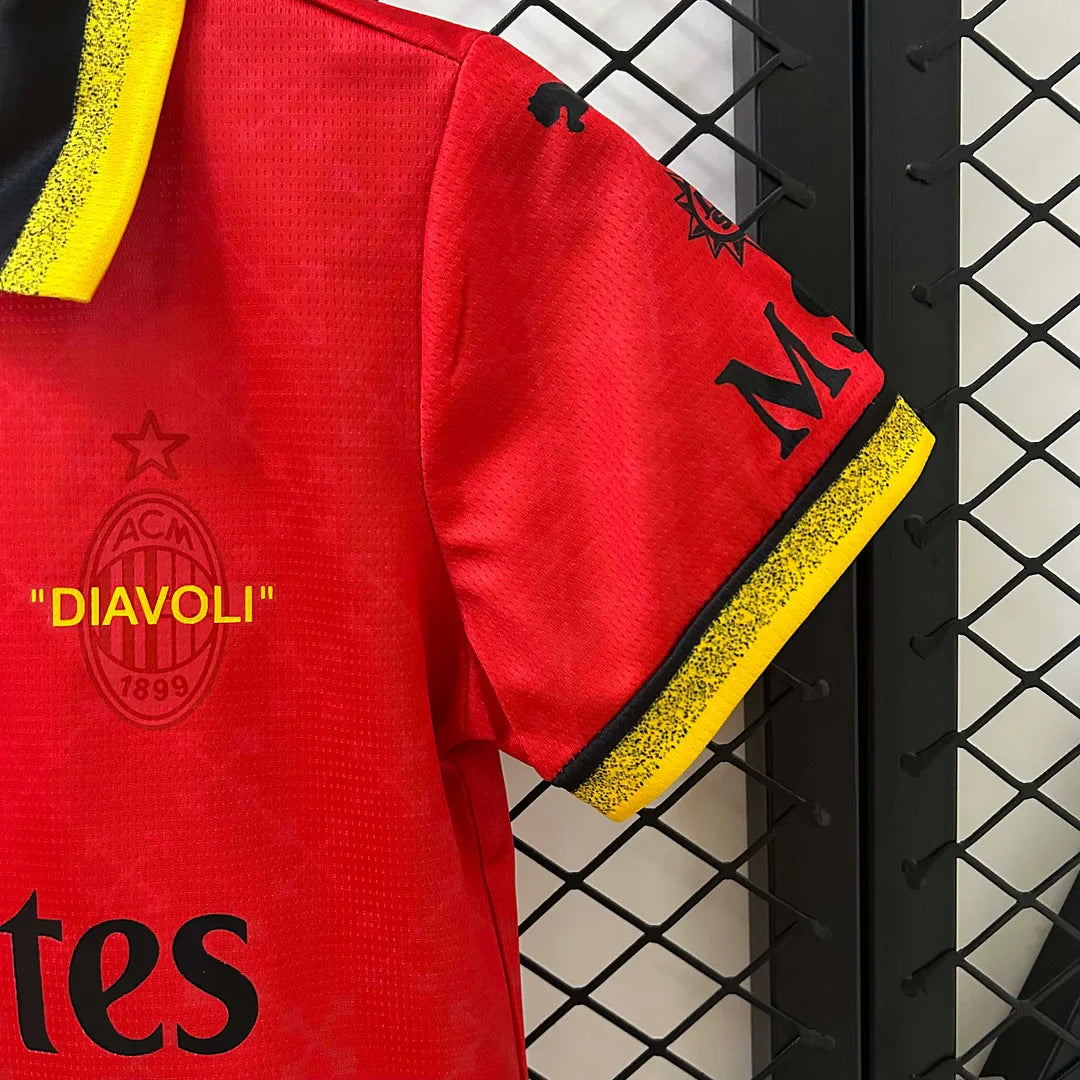 2024/2025 AC Milan X Off White Limited Jersey Kids Size