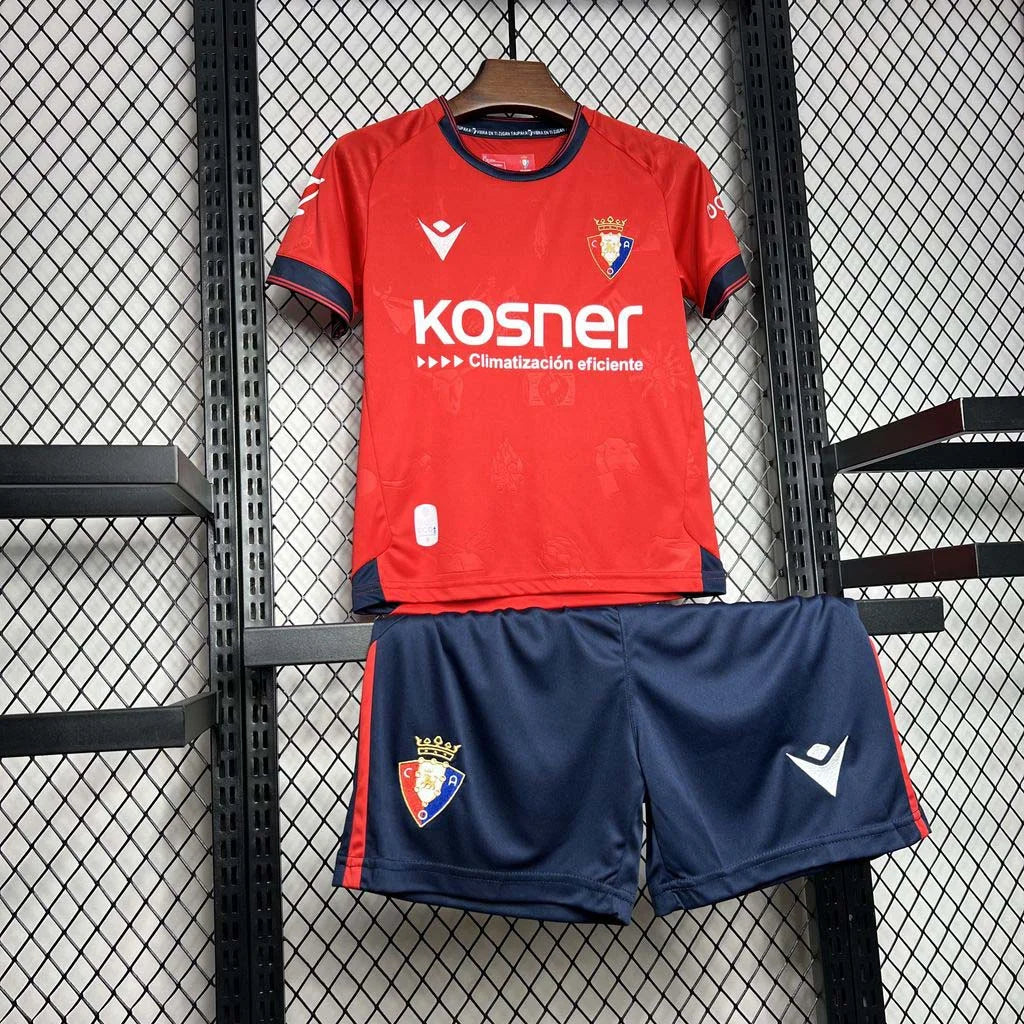 2024-2025 Osasuna Home Kit Kids Size