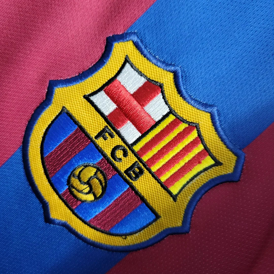 2005/2006 Retro Barcelona Home UEFA Champions League Jersey