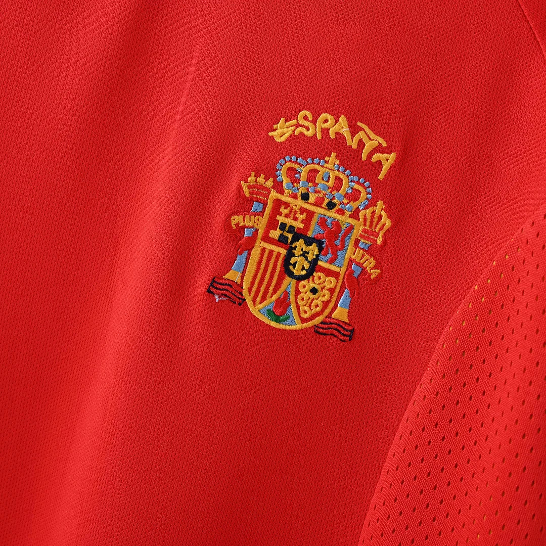 2002 Retro Spain Home Jersey