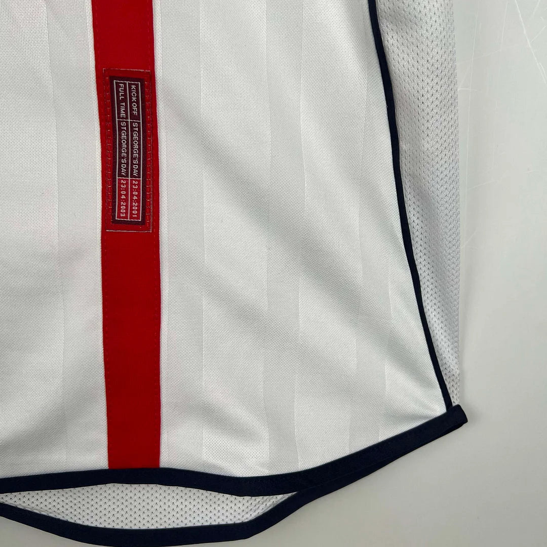2002 Retro England Home Jersey