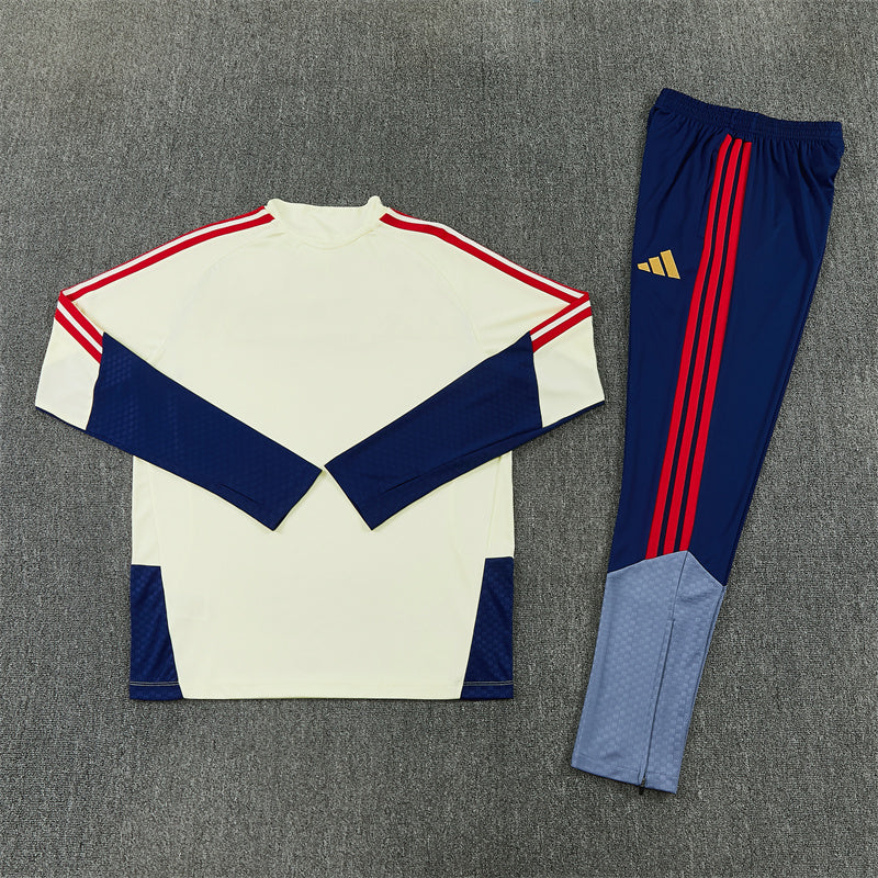 2026/2027 Bayern Munchen Beige and Blue Tracksuit