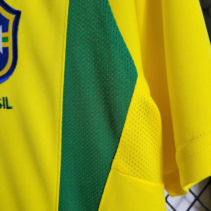 2002 Retro Brazil Home Jersey