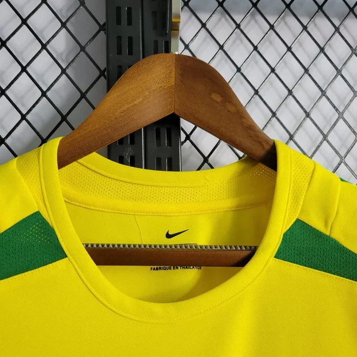 2002 Retro Brazil Home Jersey