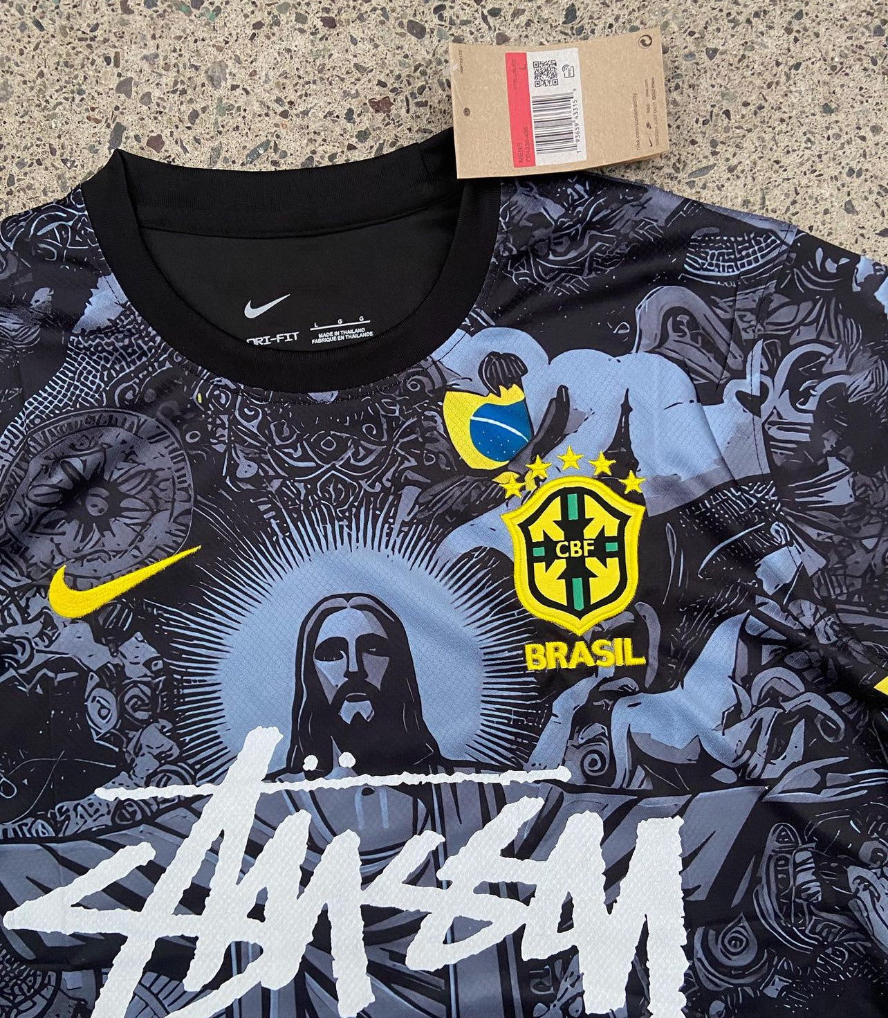 Stüssy x Brazil "Jesus" Limited Jersey