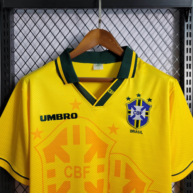 1993-1994 Retro Brazil Home Jersey