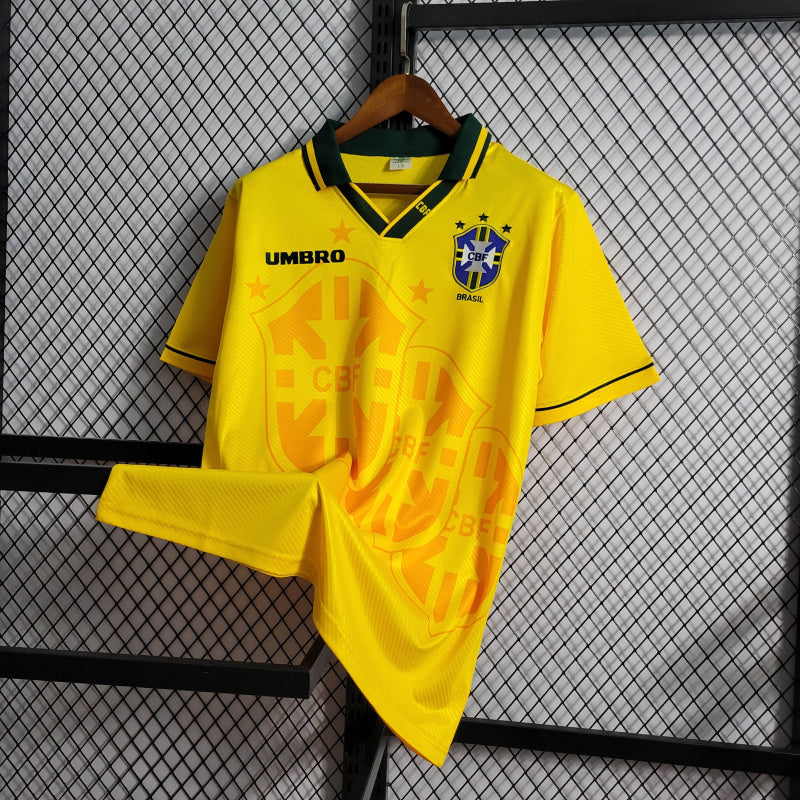 1993-1994 Retro Brazil Home Jersey