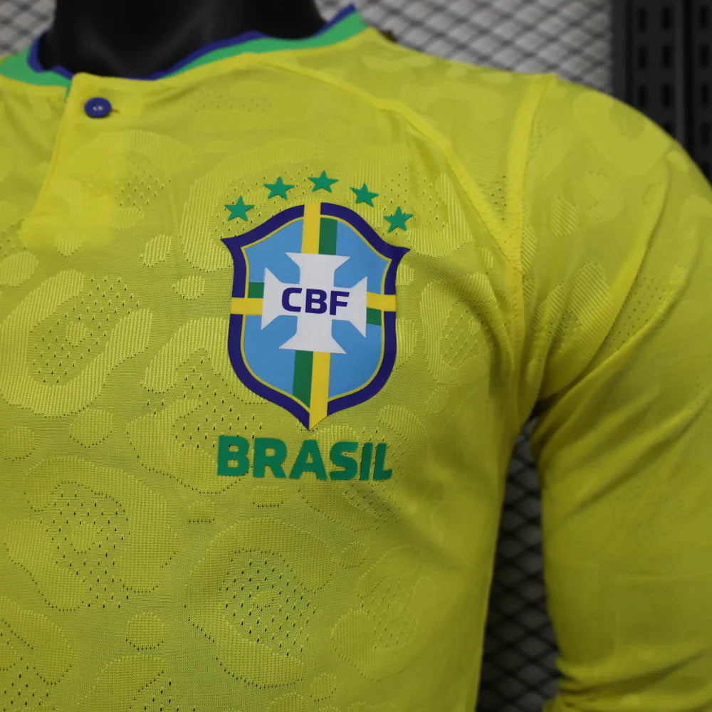 Brazil 2023/2024 Home Kit Long Sleeve