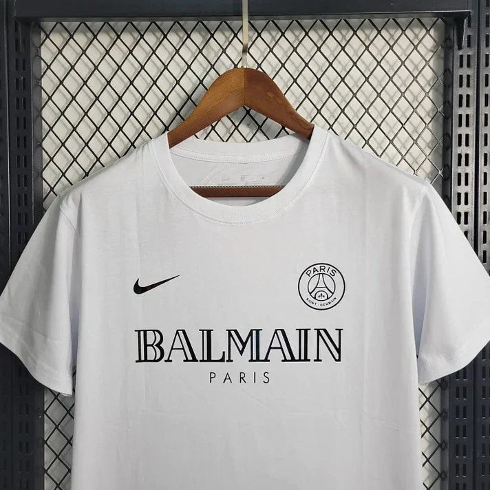 PSG Paris Saint-Germain "Balmain" White Limited Jersey