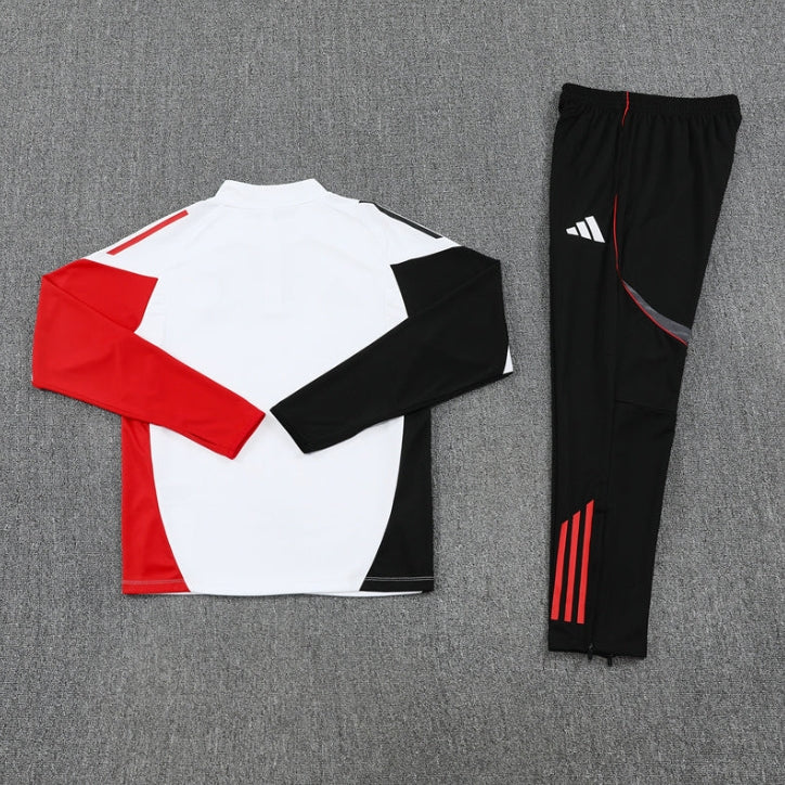 Ajax White and Black x Red Tracksuit