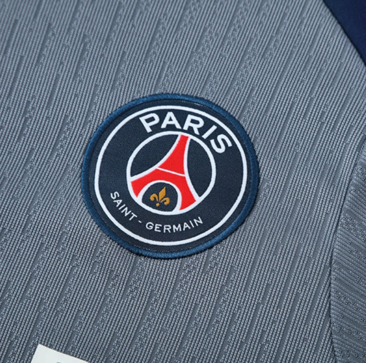 PSG Paris Saint Germain Grey and Blue Tracksuit
