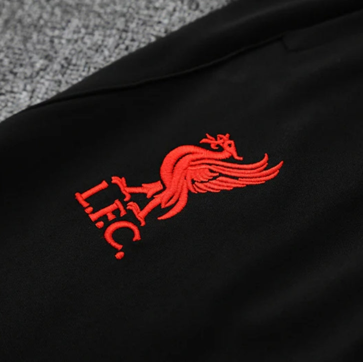2025/2026 Liverpool White and Black x Red Tracksuit