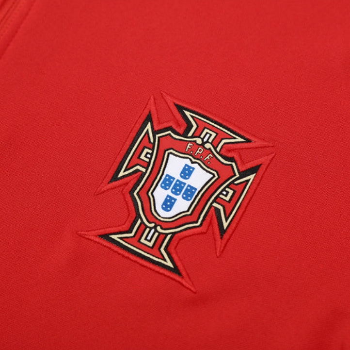 2025/2026 Portugal Red and Black Tracksuit