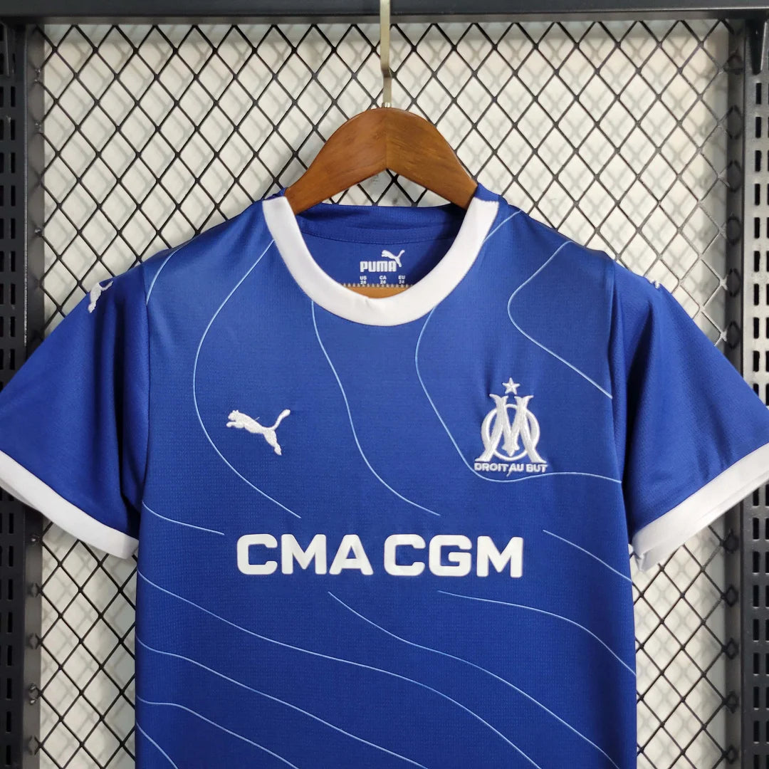 2023/2024 Olympique de Marseille Away Kit Kids Size