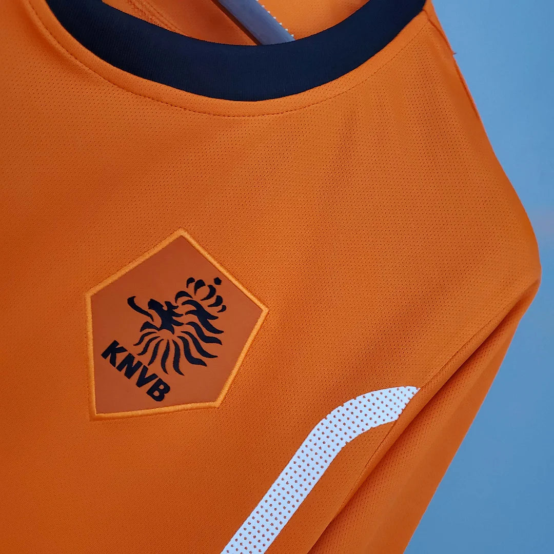 2010 Retro Netherlands Home Jersey