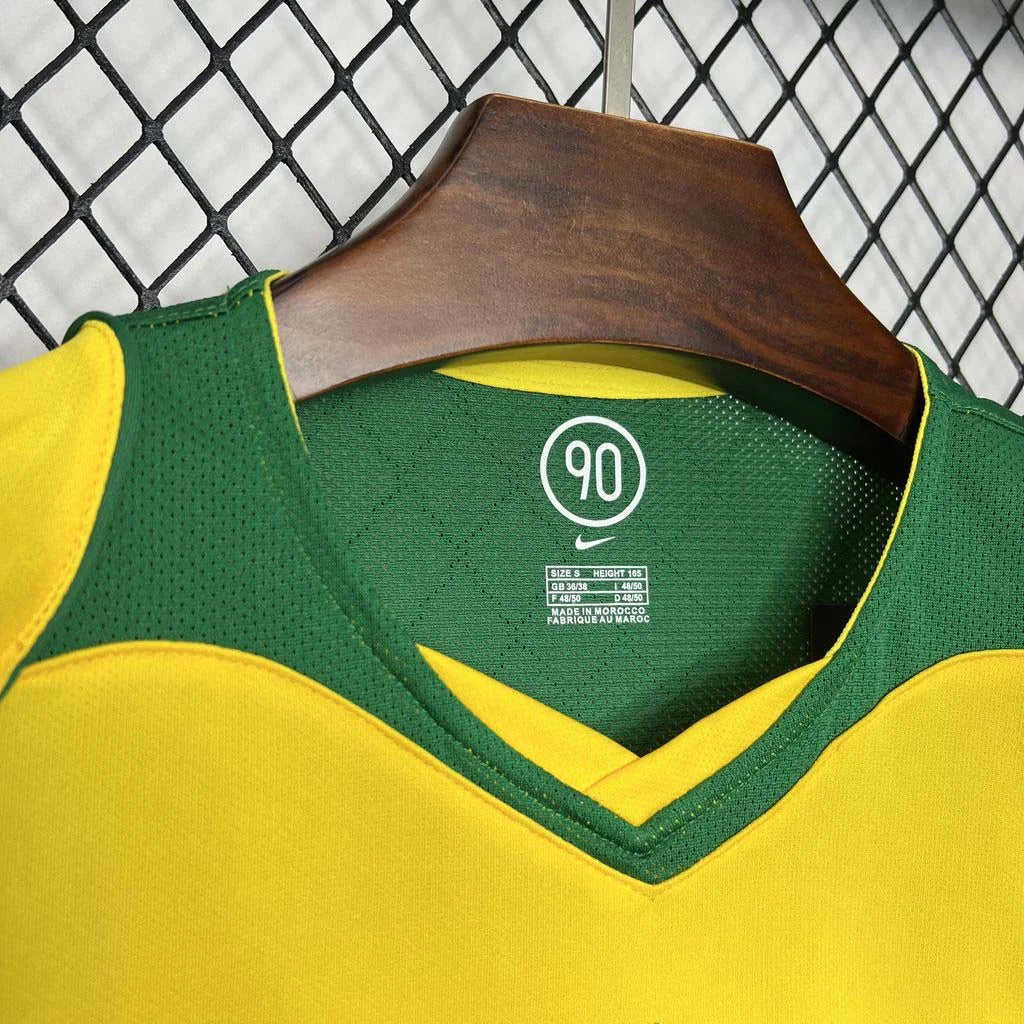 2004 Retro Brazil Home Jersey