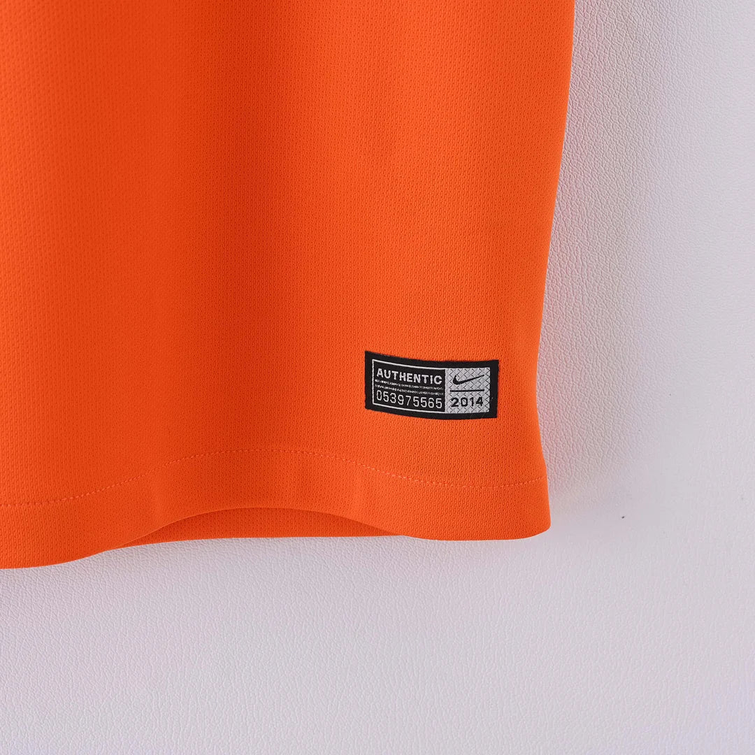 2014 Retro Netherlands Home Jersey