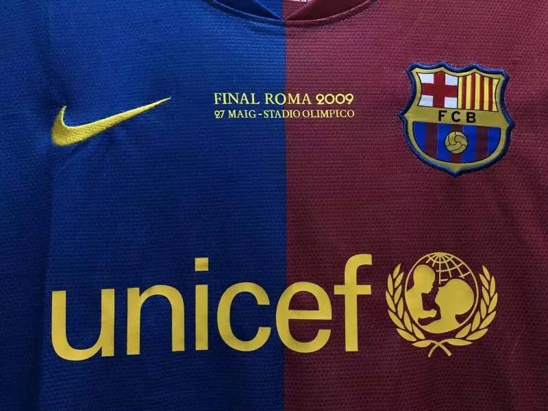 2008-2009 Retro Barcelona Home Champions League Long sleeve