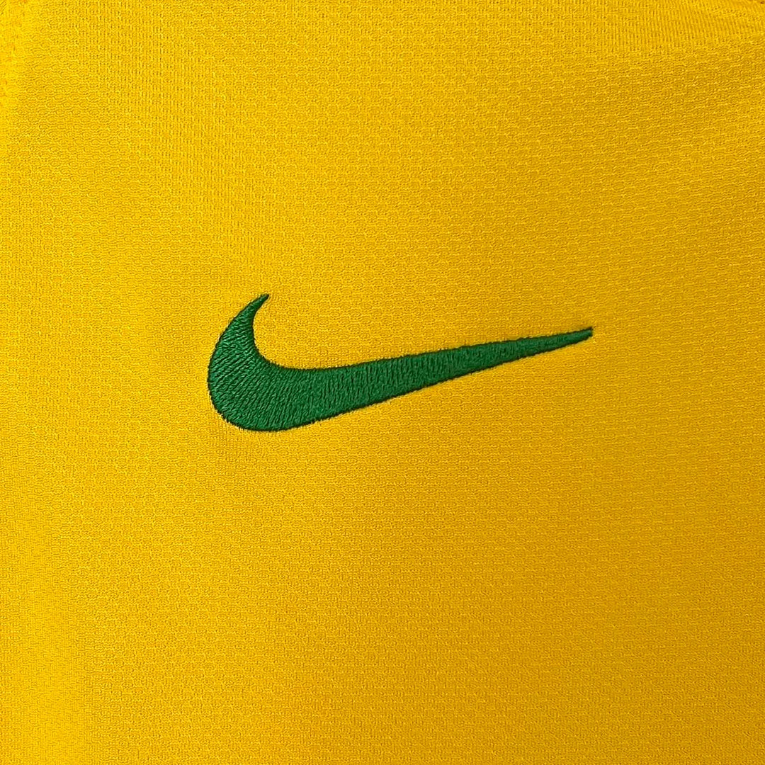 2010 Retro Brazil Home Jersey