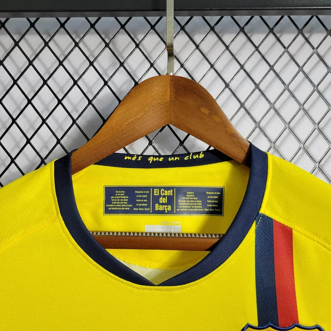 2008-2009 Retro Barcelona Away Jersey Long Sleeve