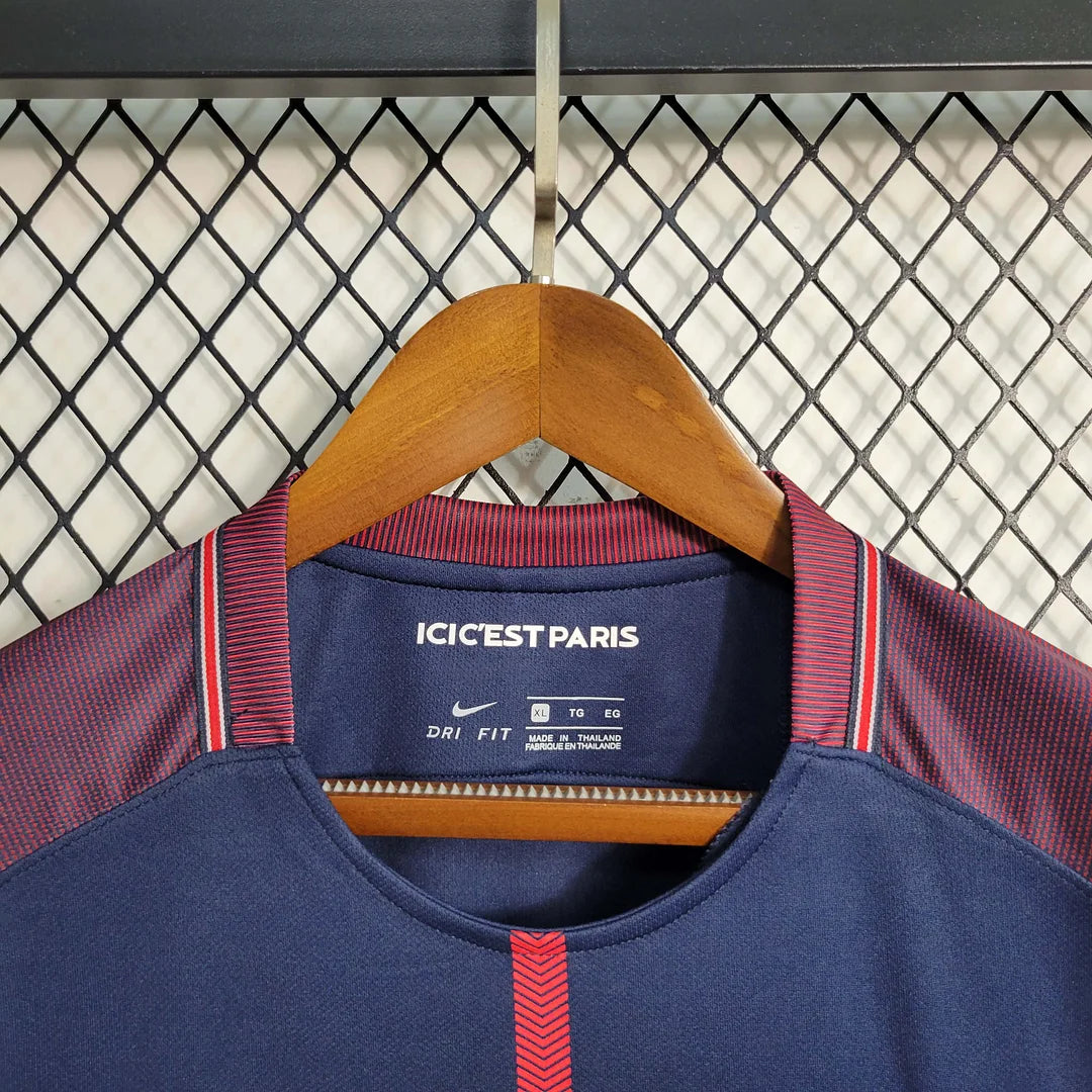 2017-2018 Retro PSG Paris Saint-Germain Home Jersey