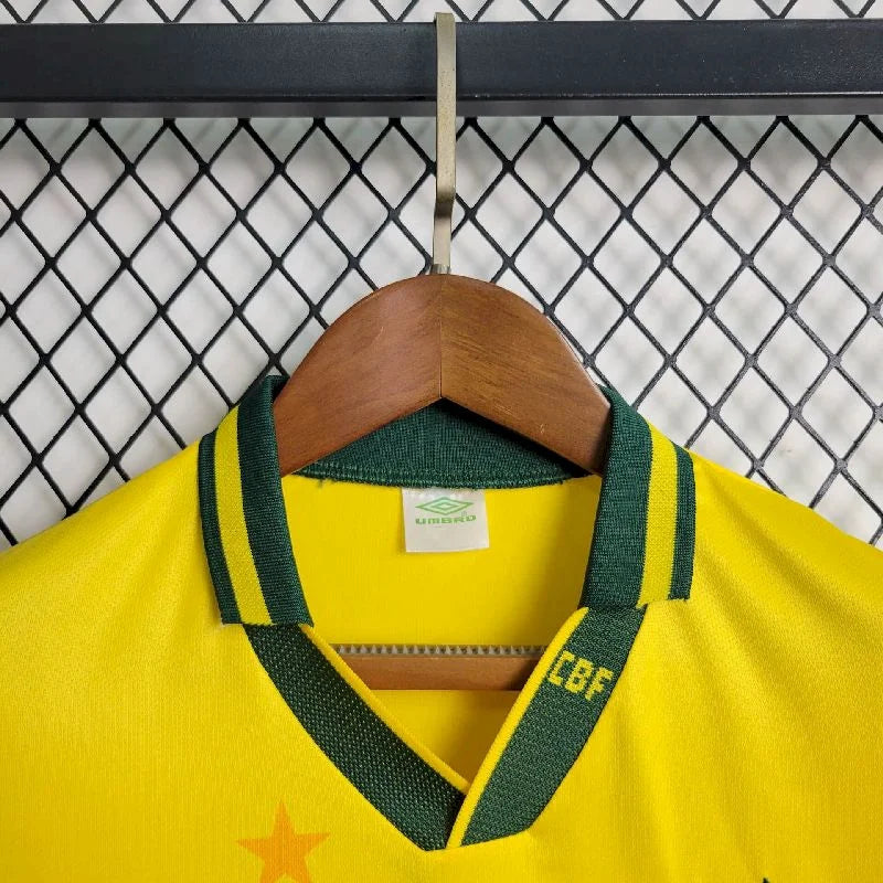 1994 Retro Brazil Home Jersey Kids Size