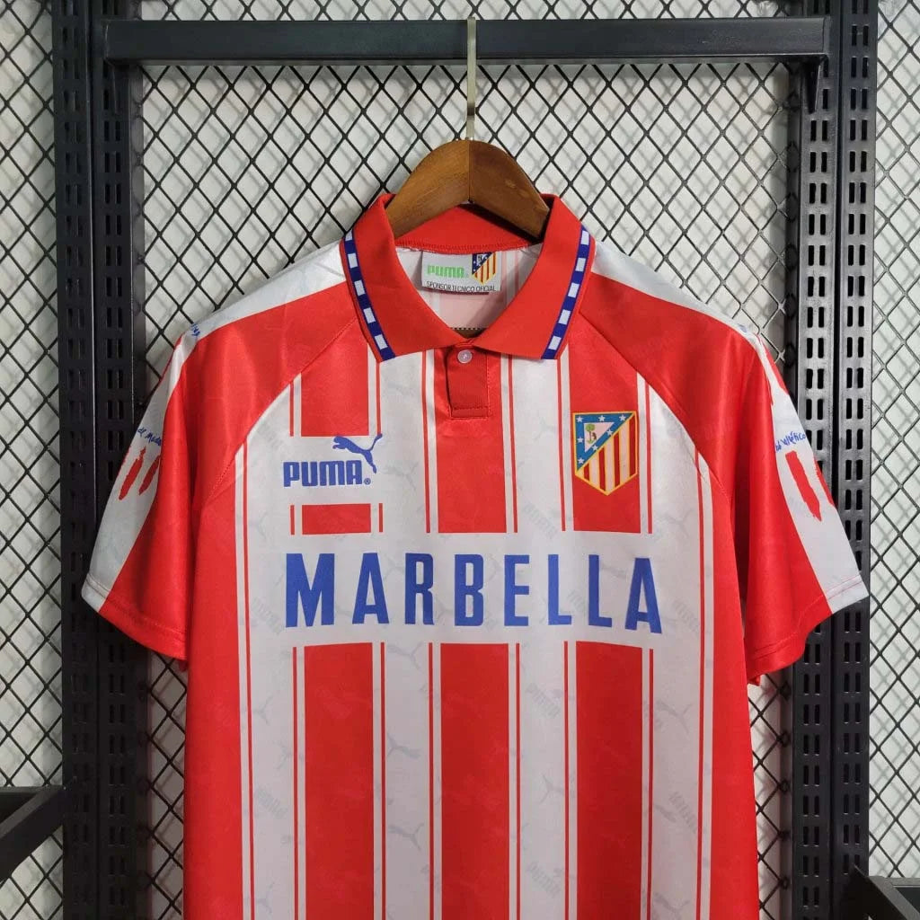 1995-1996 Retro Atletico Madrid Home Jersey