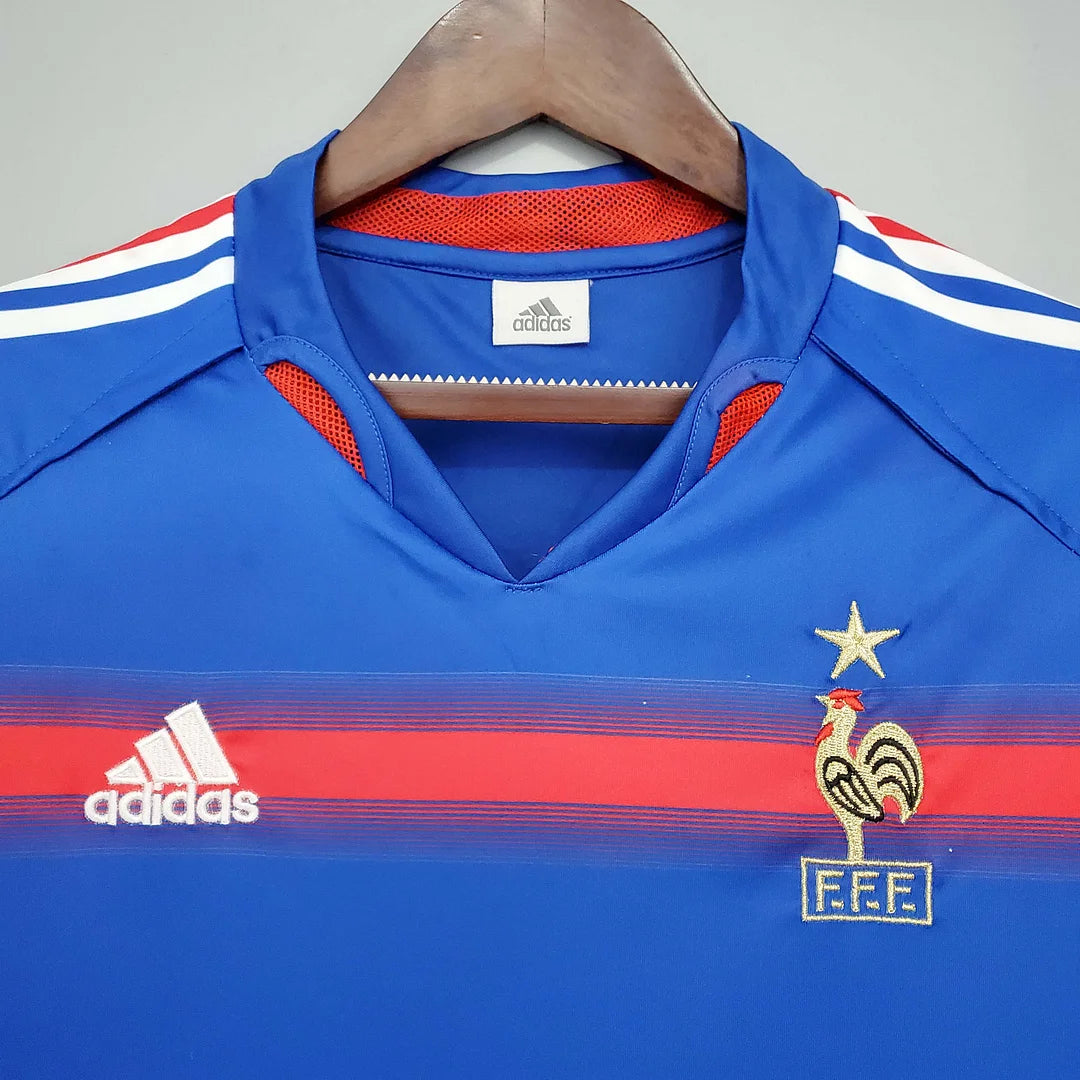 2004 Retro France Home Jersey