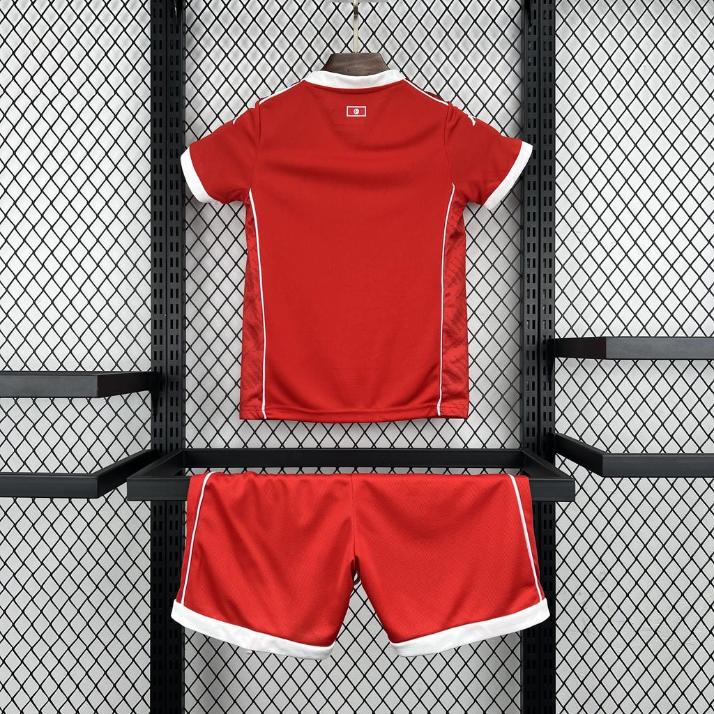 2026 Tunisia Home World Cup Kit Kids Size