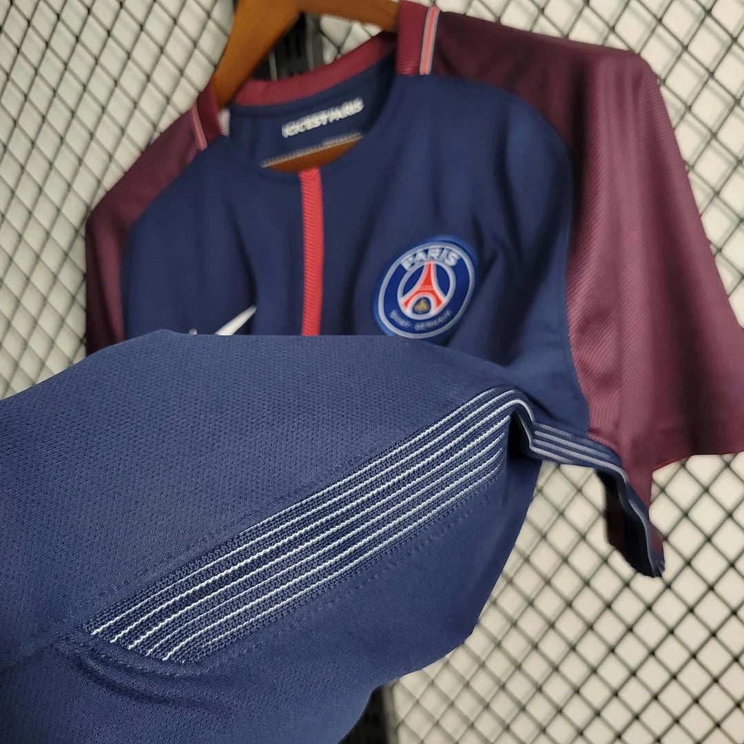 2017-2018 Retro PSG Paris Saint-Germain Home Jersey