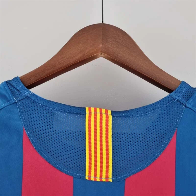 2005-2006 Retro Barcelona Home Jersey Long Sleeve