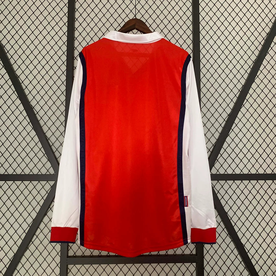 1998-1999 Retro Arsenal Home Jersey Long Sleeve
